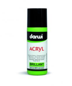 Darwi fényes világoszöld akrilfesték 80ml