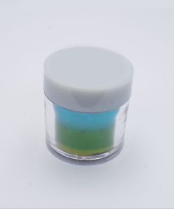 Transzferfólia kék-zöld-arany mintás 100x2,3cm