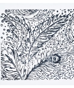 Cernit textúra Peacock