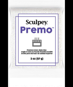 Premo süthető gyurma csillogó fagyfehér 57g