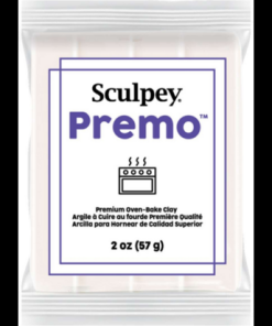 Premo süthető gyurma áttetsző fehér 57g