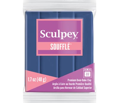 Soufflé süthető gyurma midnight blue 48g