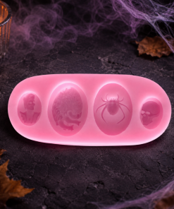 Halloween haláli szilikon forma