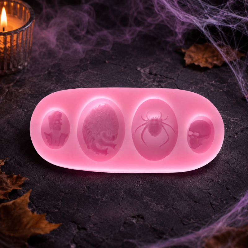 Halloween haláli szilikon forma