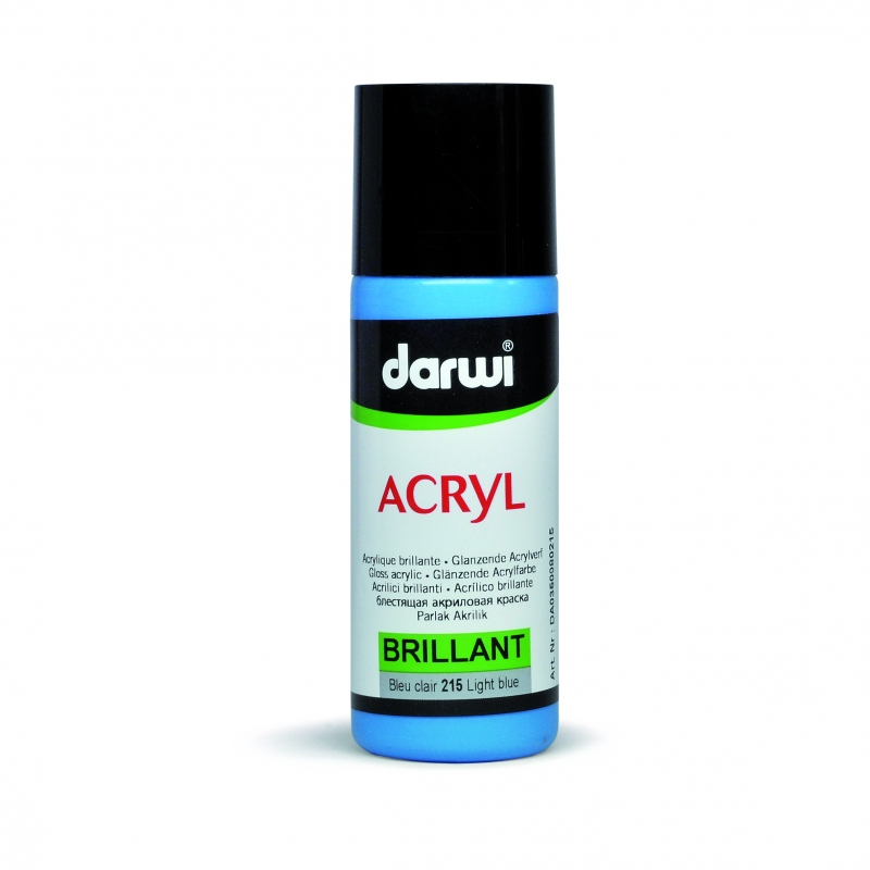 Darwi fényes világoskék akrilfesték 80ml