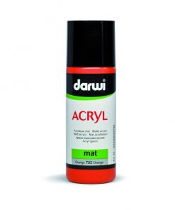 Darwi matt narancssárga akrilfesték 80ml
