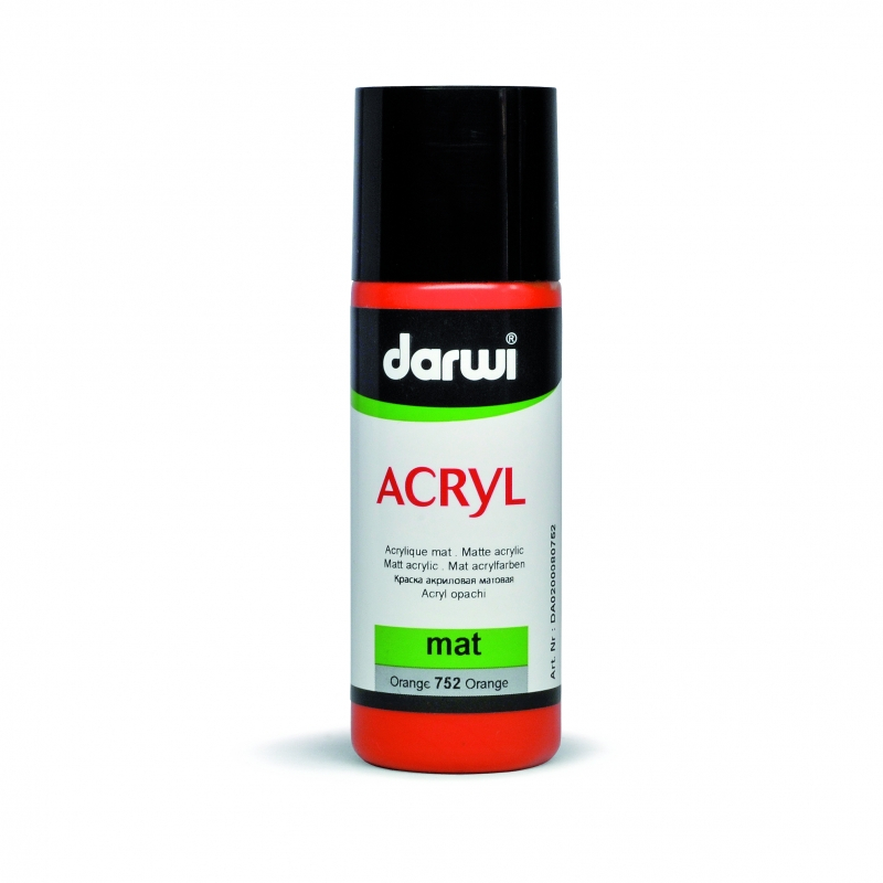 Darwi matt narancssárga akrilfesték 80ml