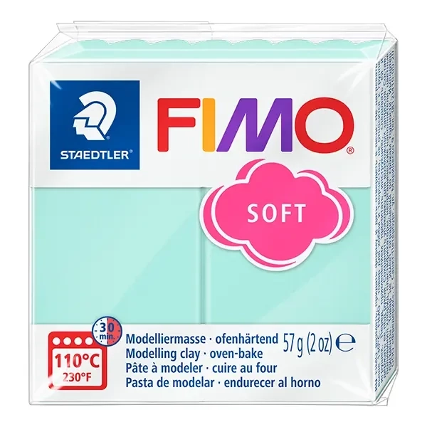 Fimo soft süthető gyurma pasztell menta 57g