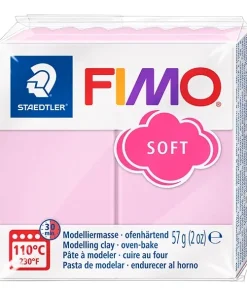 Fimo soft süthető gyurma pasztell rózsaszín 57g