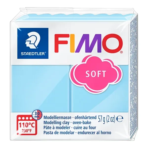 Fimo soft süthető gyurma pasztell víz 57g