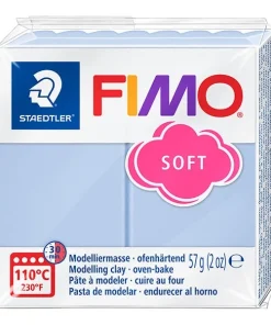 Fimo soft süthető gyurma derűs kék 57g