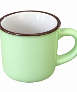 Kicsi mentazöld bögre barna peremmel 80ml