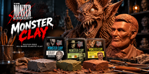Monster Clay modellezőgyurma szobrászathoz és figurakészítéshez, Soft, Medium és Hard változatban