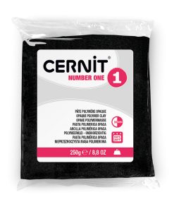 Cernit number one süthető gyurma fekete 250g