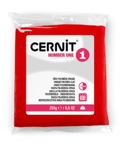 Cernit number one süthető gyurma piros 250g
