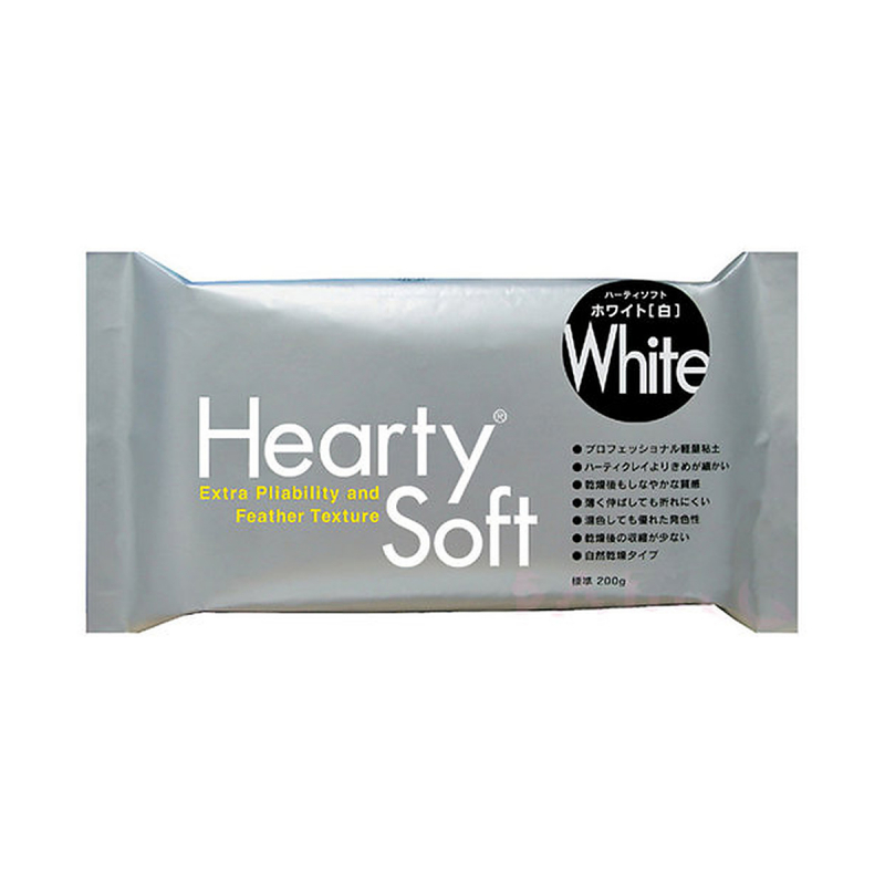 Hearty soft szuper könnyű levegőn száradó gyurma fehér 200g